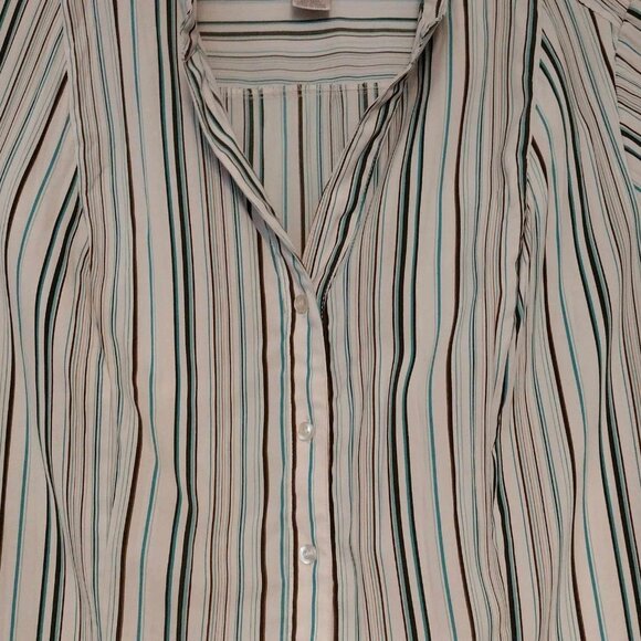 East 5th Striped Short Sleeve Shirt Size 2X - Picture 2 of 4